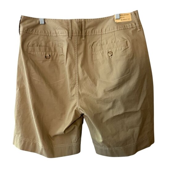 Eddie Bauer Womens Blakely Fit Khaki Bermuda Shorts Size 16 100% Cotton NWT - Picture 3 of 5